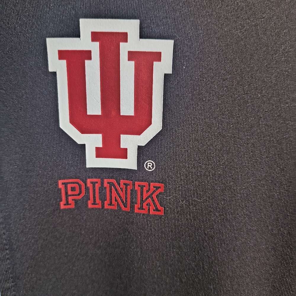Victoria's Secret PINK Black Indiana University Long Sleeve XS - Picture 3 of 4